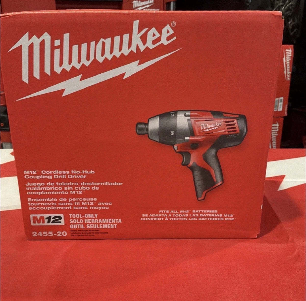 Milwaukee M12™ 2455-20 No-Hub Coupling Drill Driver