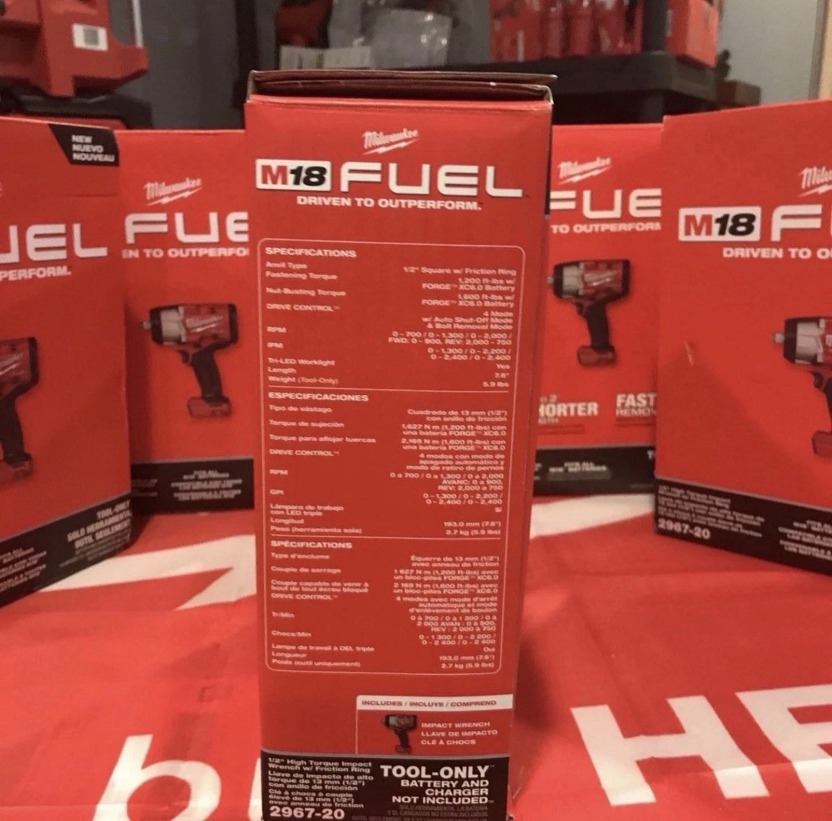 Milwaukee 2967-20 M18 FUEL™ 1/2″ High Torque Impact Wrench