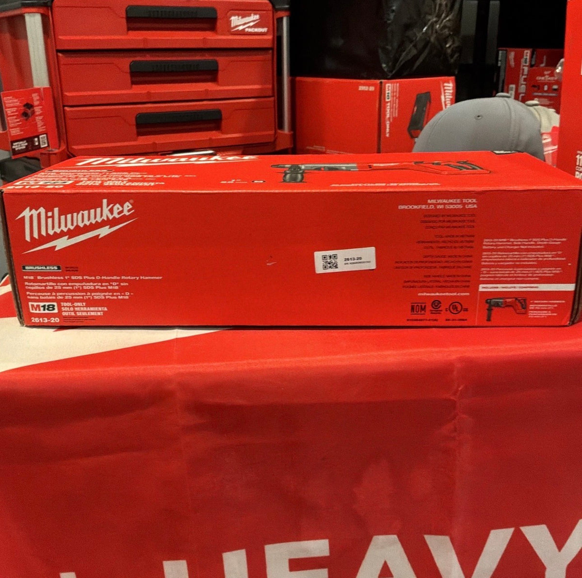 Milwaukee M18™ 2613-20 Brushless 1″ SDS Plus D-Handle Rotary Hammer