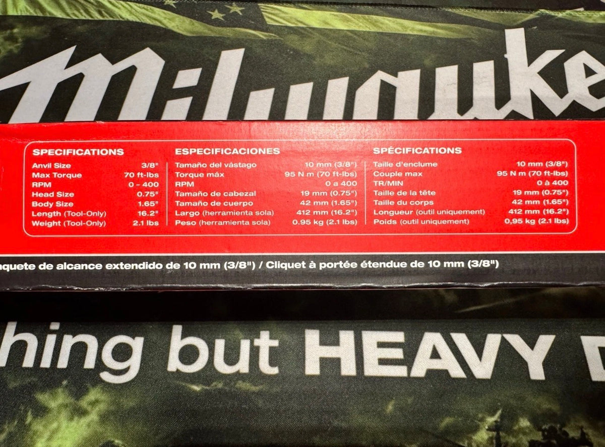 Milwaukee M12 FUEL™ 3059-20 3/8″ Extended Reach Ratchet