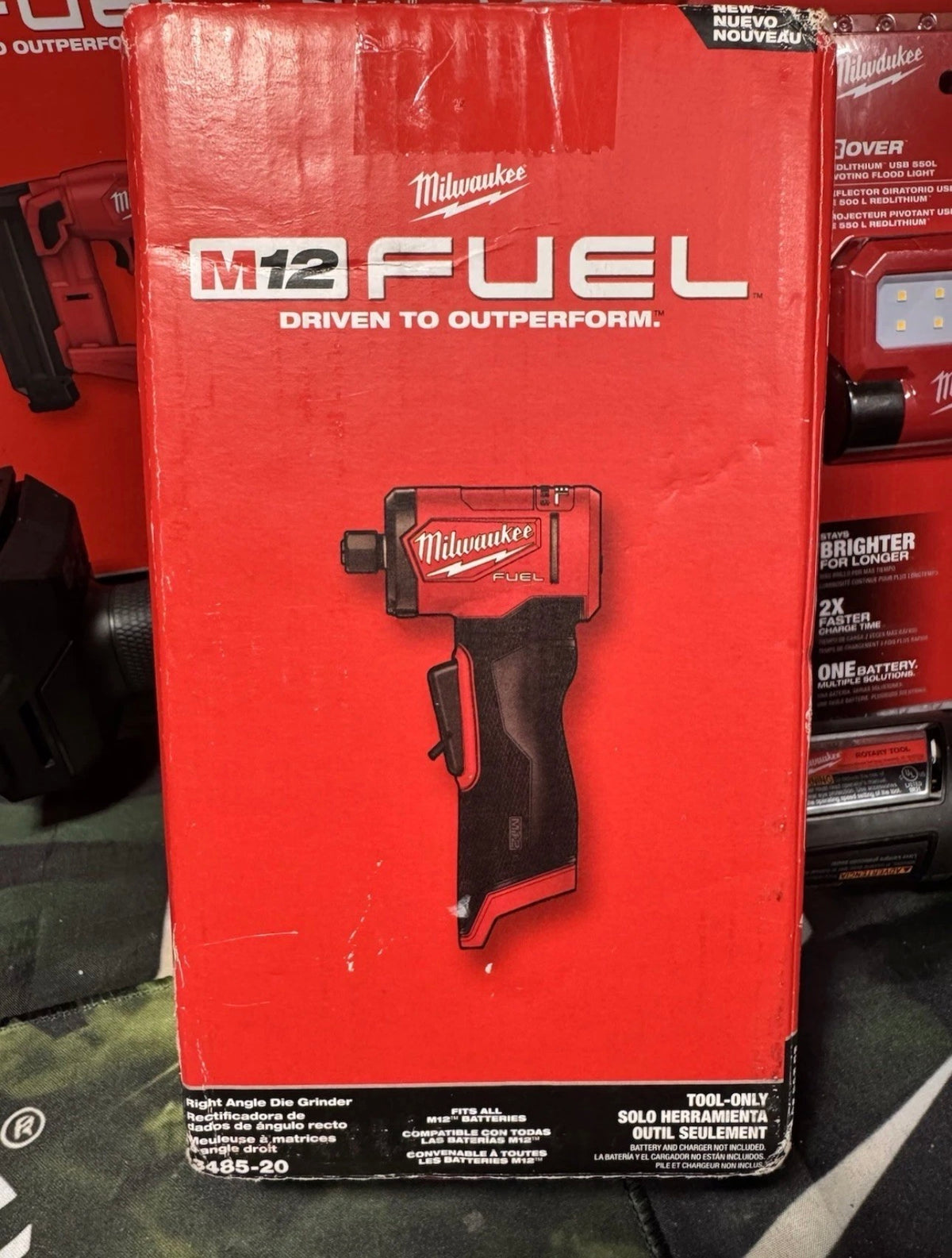 Milwaukee BLACKOUT M12 FUEL™ 3485-20 Right Angle Die Grinder