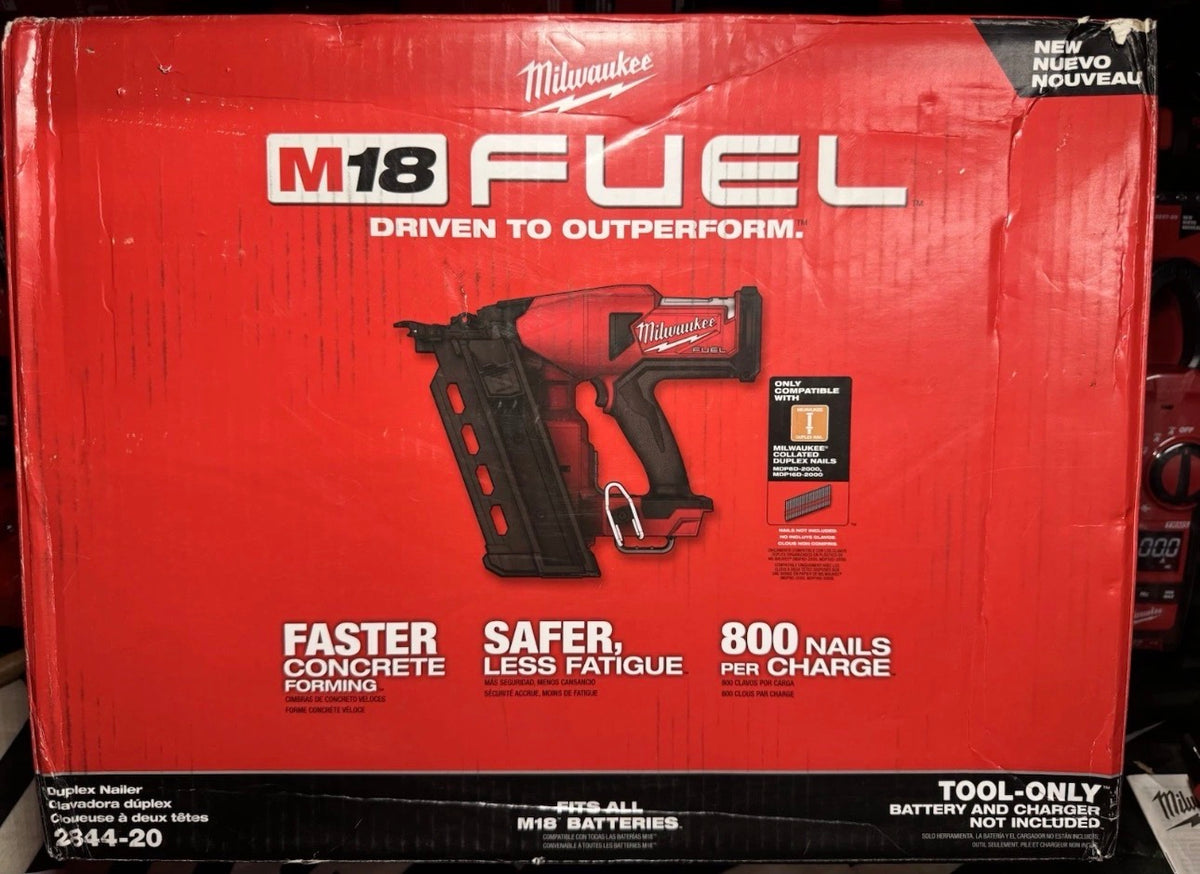 Milwaukee M18 FUEL™ 2844-20 7 GA Duplex Nailer – 21° Akkumulátoros Duplex Szegbelövő