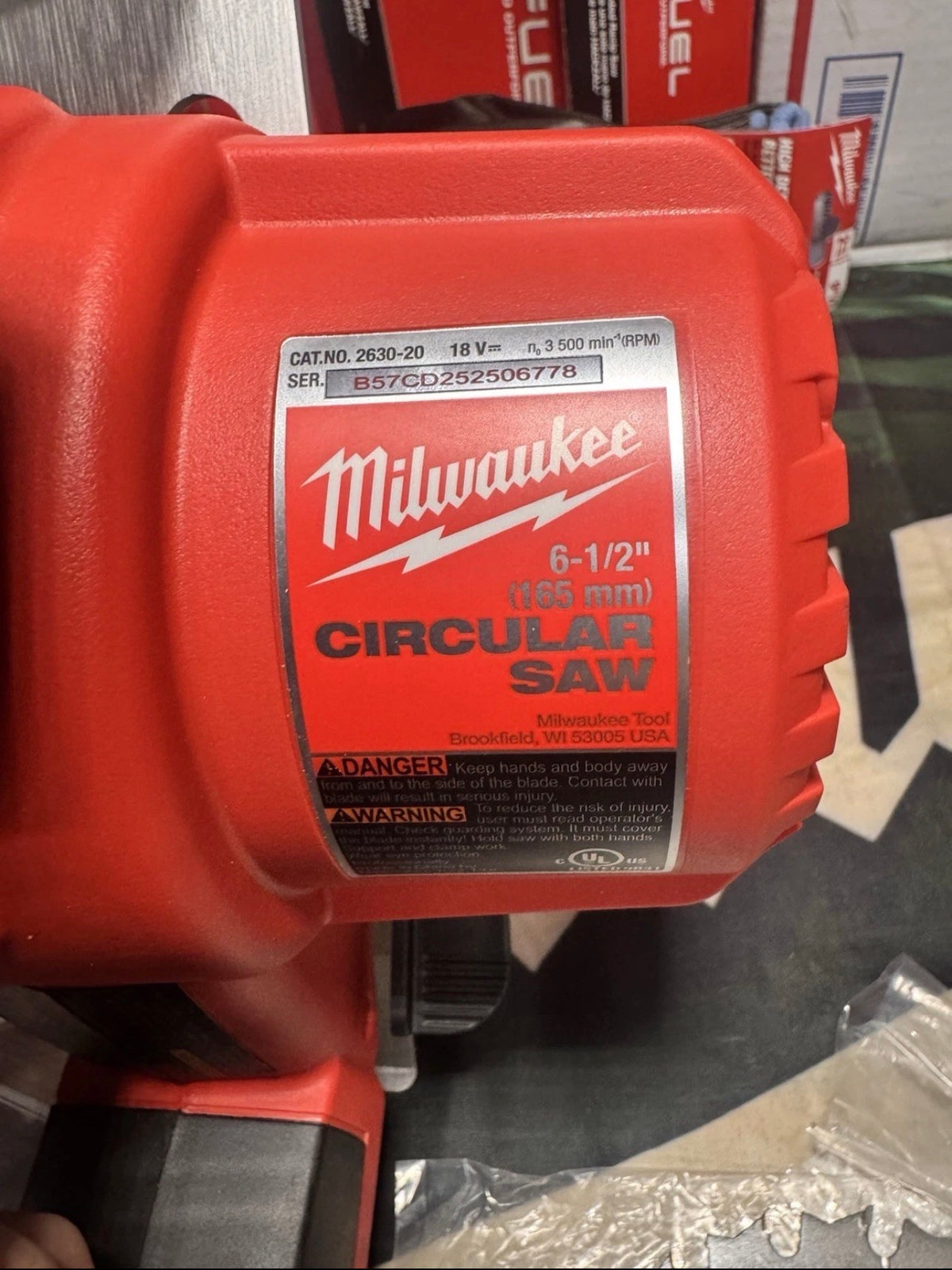 Milwaukee M18™ 2630-20 6-1/2″ Circular Saw
