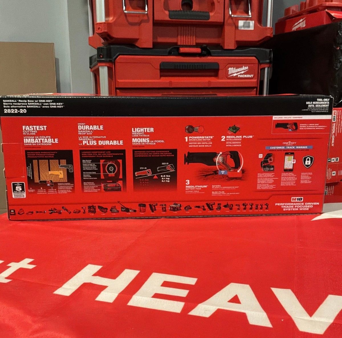 Milwaukee M18 FUEL™ 2822-20 SAWZALL® ONE-KEY™ Reciprocating Saw