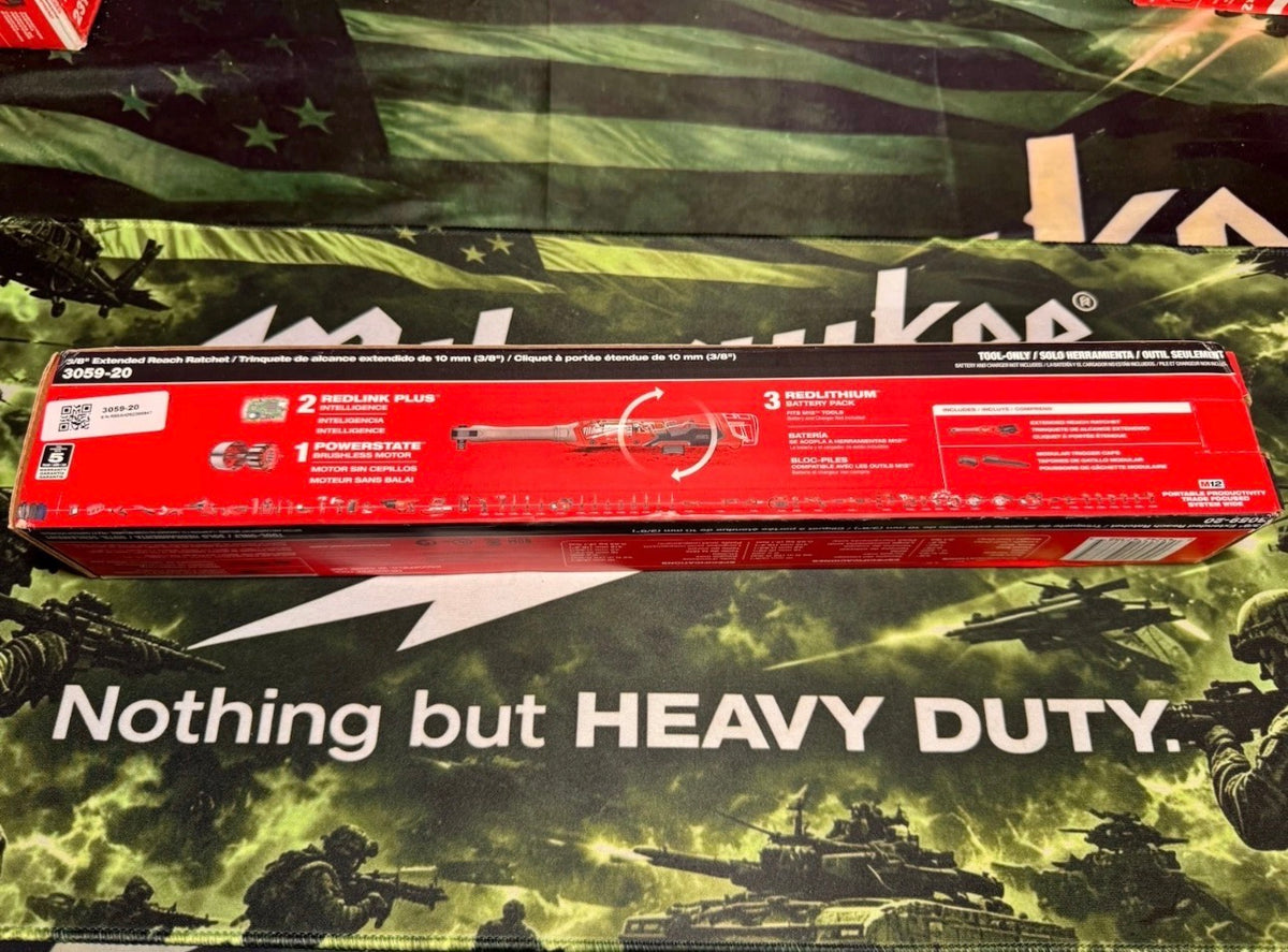 Milwaukee M12 FUEL™ 3059-20 3/8″ Extended Reach Ratchet