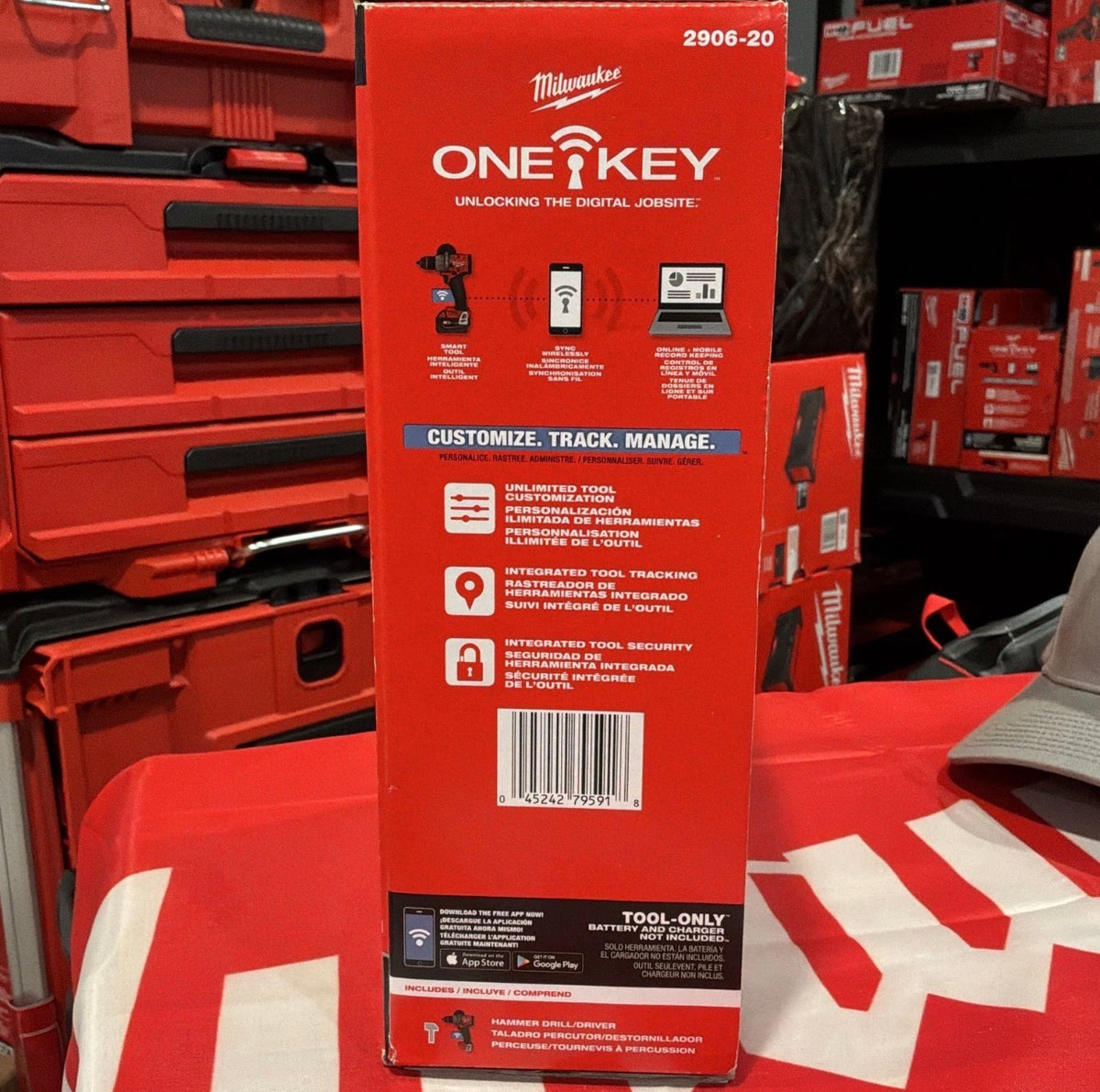 Milwaukee M18 FUEL™ 2906-20 1/2″ Hammer Drill/Driver ONE-KEY™