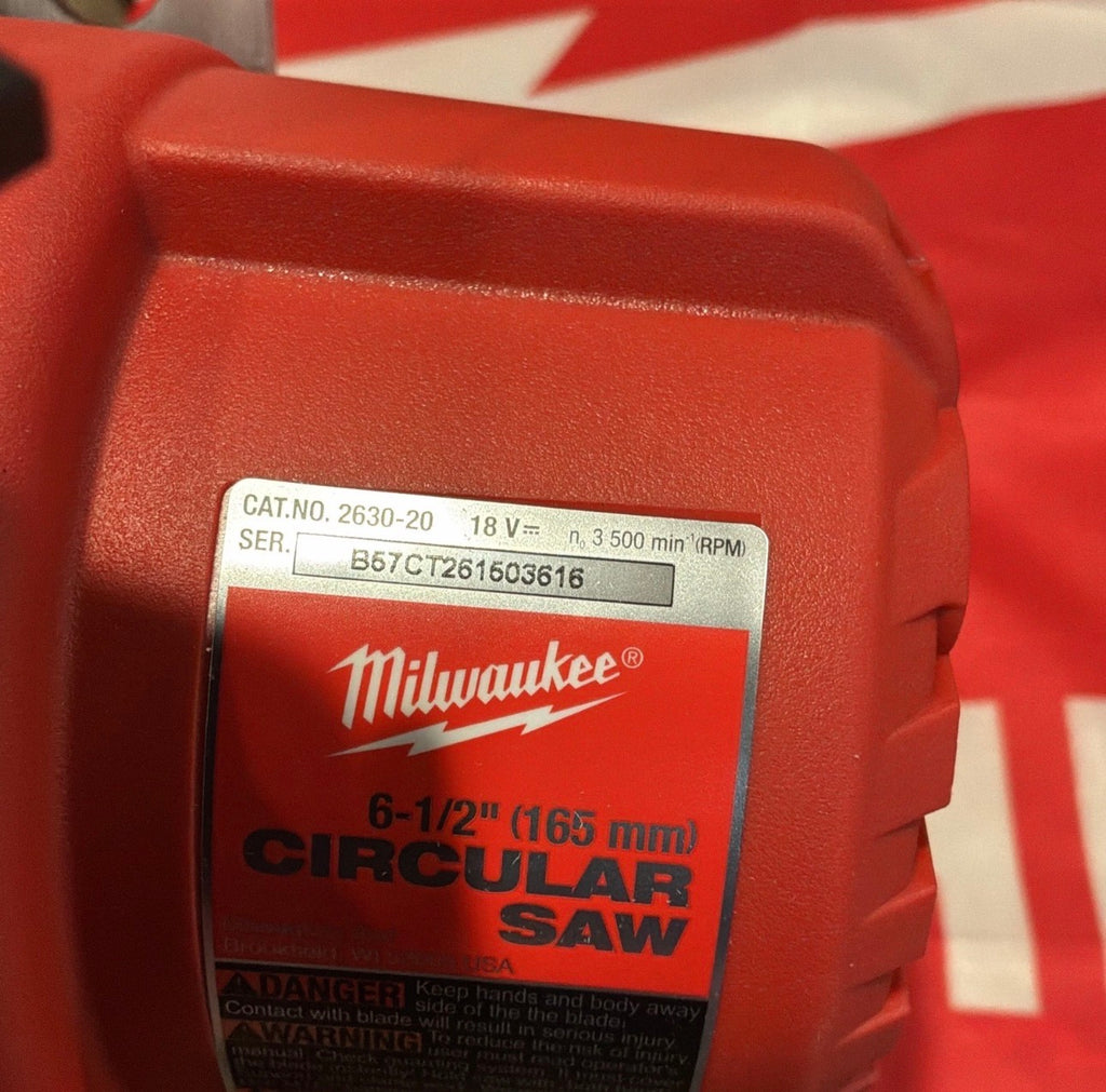 Milwaukee M18™ 2630-20 6-1/2″ Left-Blade Circular Saw