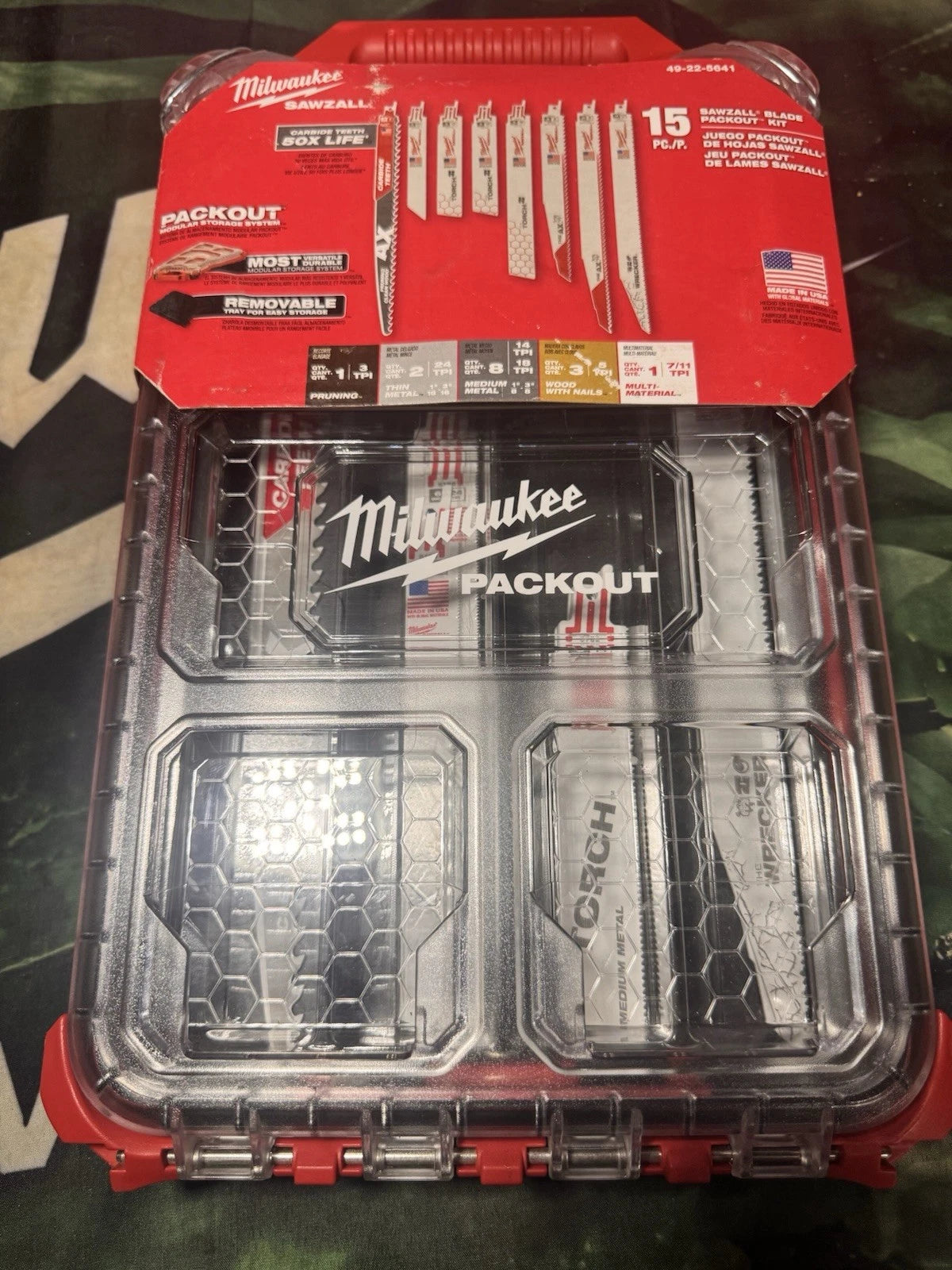 Milwaukee SAWZALL™ PACKOUT™ Carbide – 30 részes Szablyafűrészlap-készlet