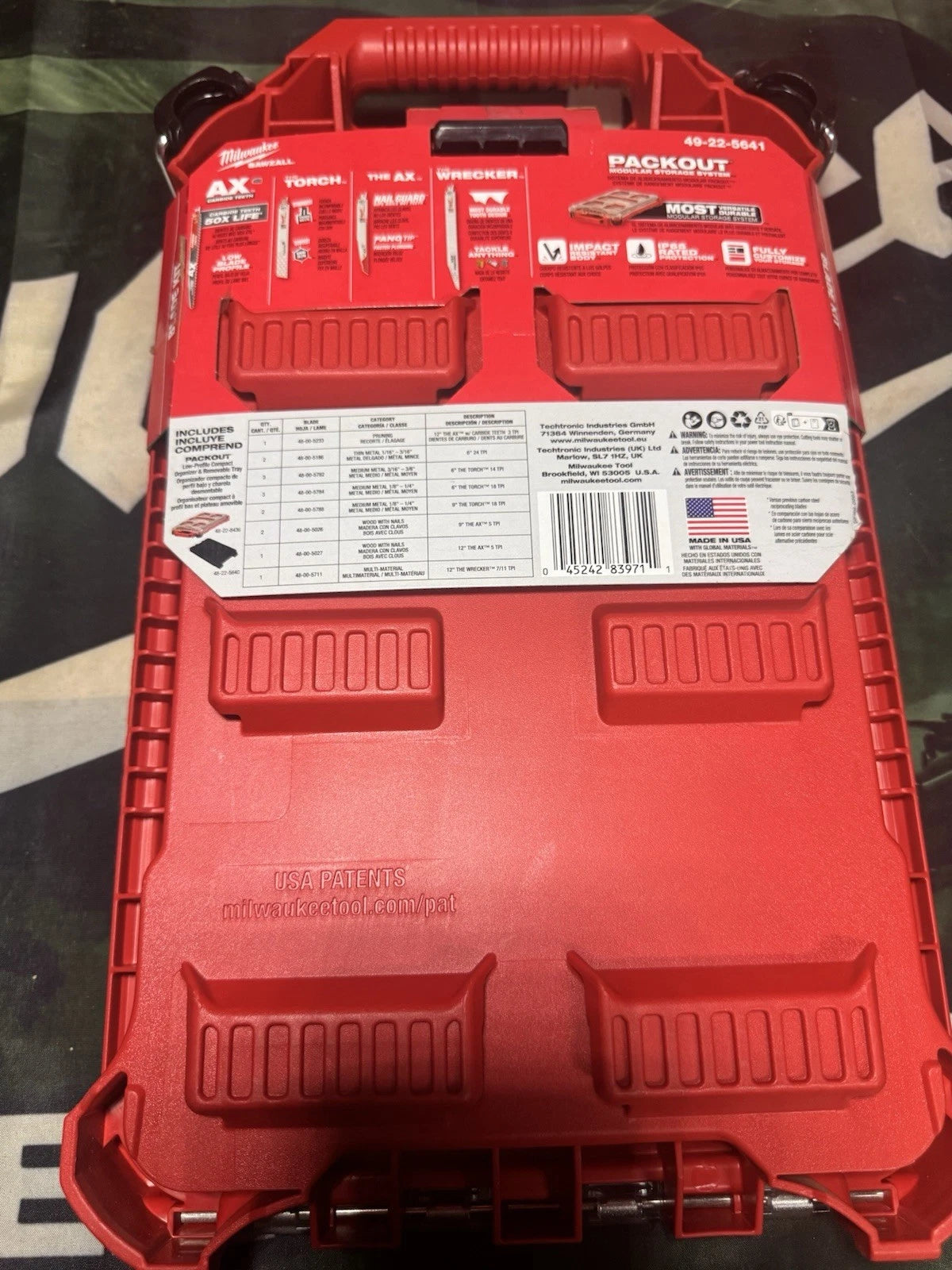 Milwaukee SAWZALL™ PACKOUT™ Carbide – 30 részes Szablyafűrészlap-készlet
